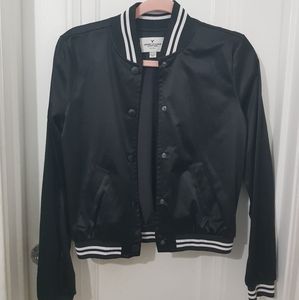 AE Black Varsity Bomber Jacket